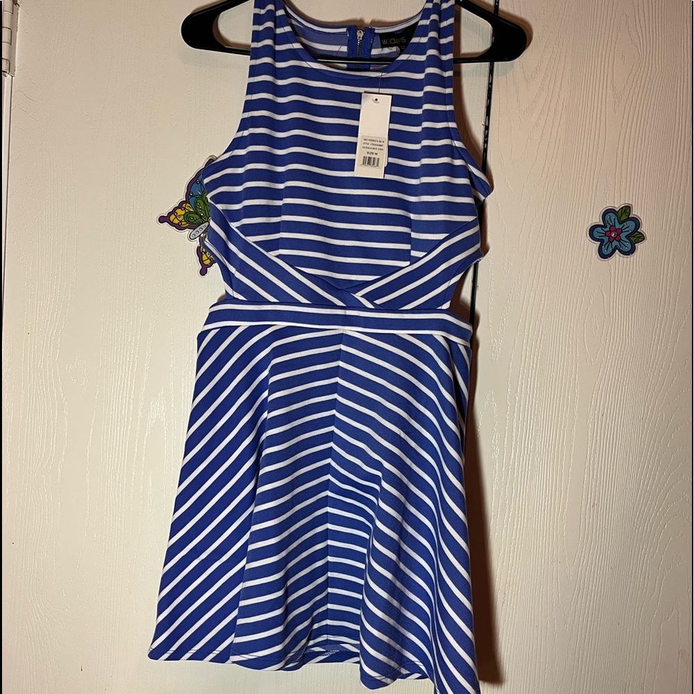 Dark blue dress